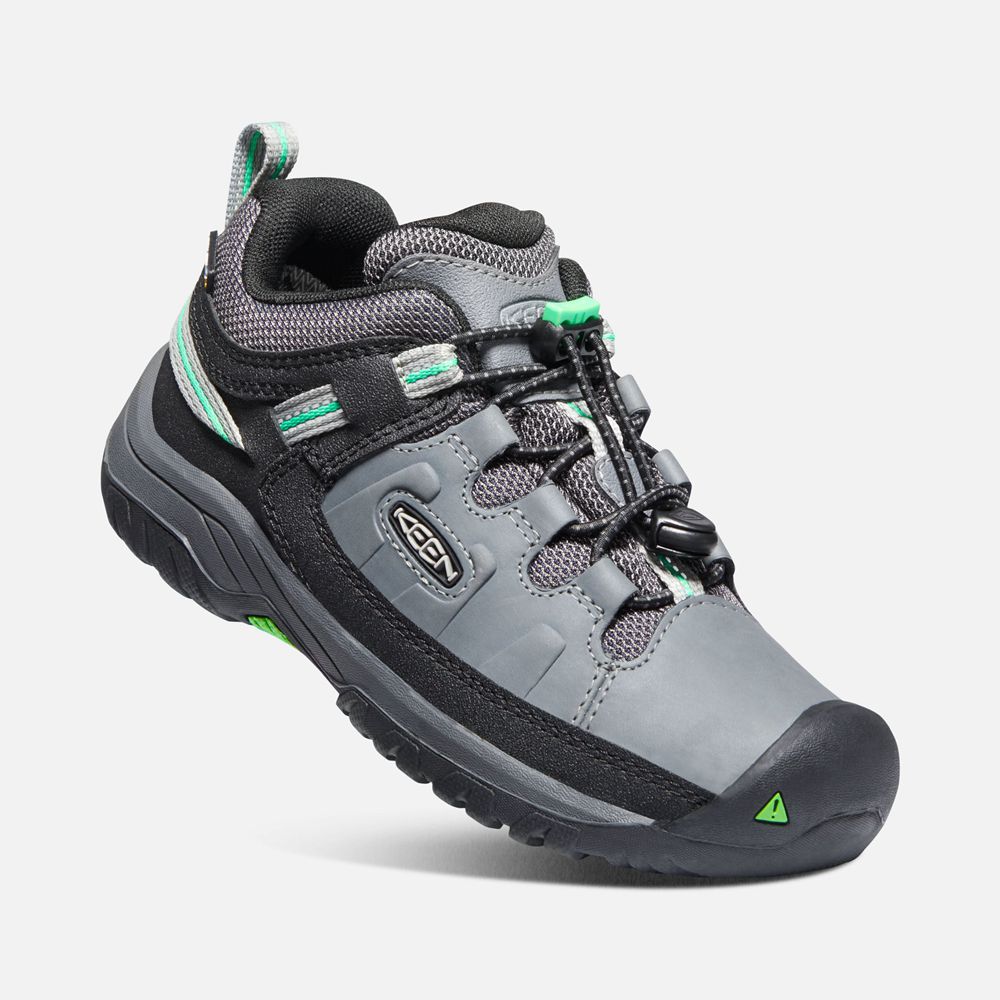 Zapatos de Seguridad Keen Mexico Grises/Verdes - Niños Targhee Waterproof - FT2609583